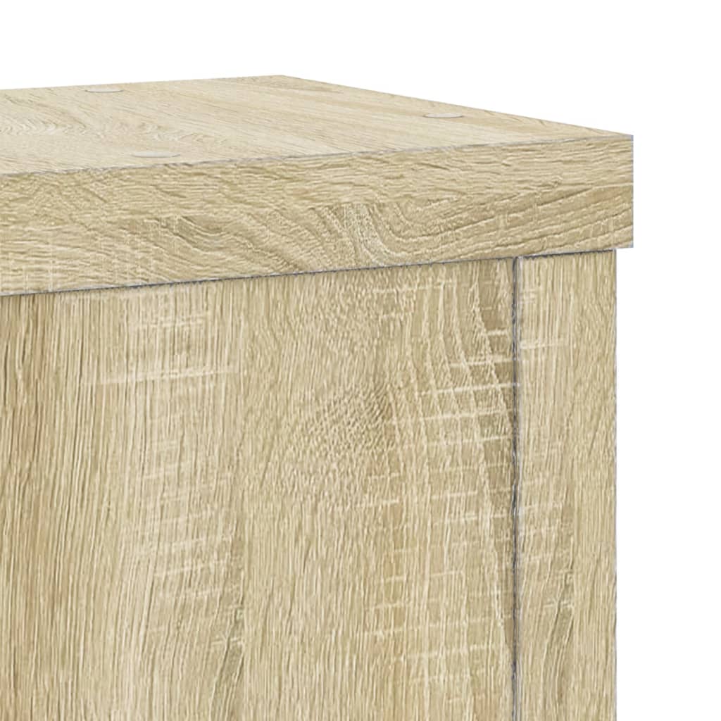 Planteholder 2 stk. Sonoma-eg 10 x 10 x 18 cm Konstrueret træ