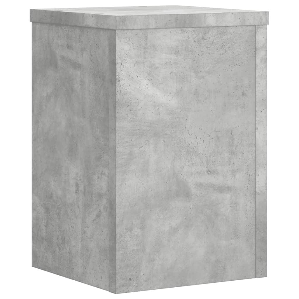 Planteholder 2 stk. Betongrå 20 x 20 x 30 cm Konstrueret træ