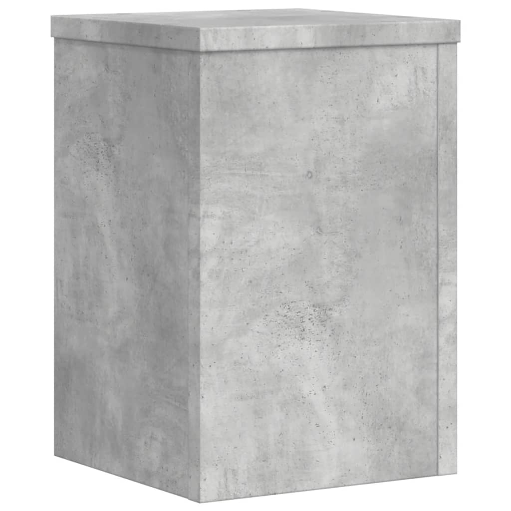 Planteholder 2 stk. Betongrå 20 x 20 x 30 cm Konstrueret træ