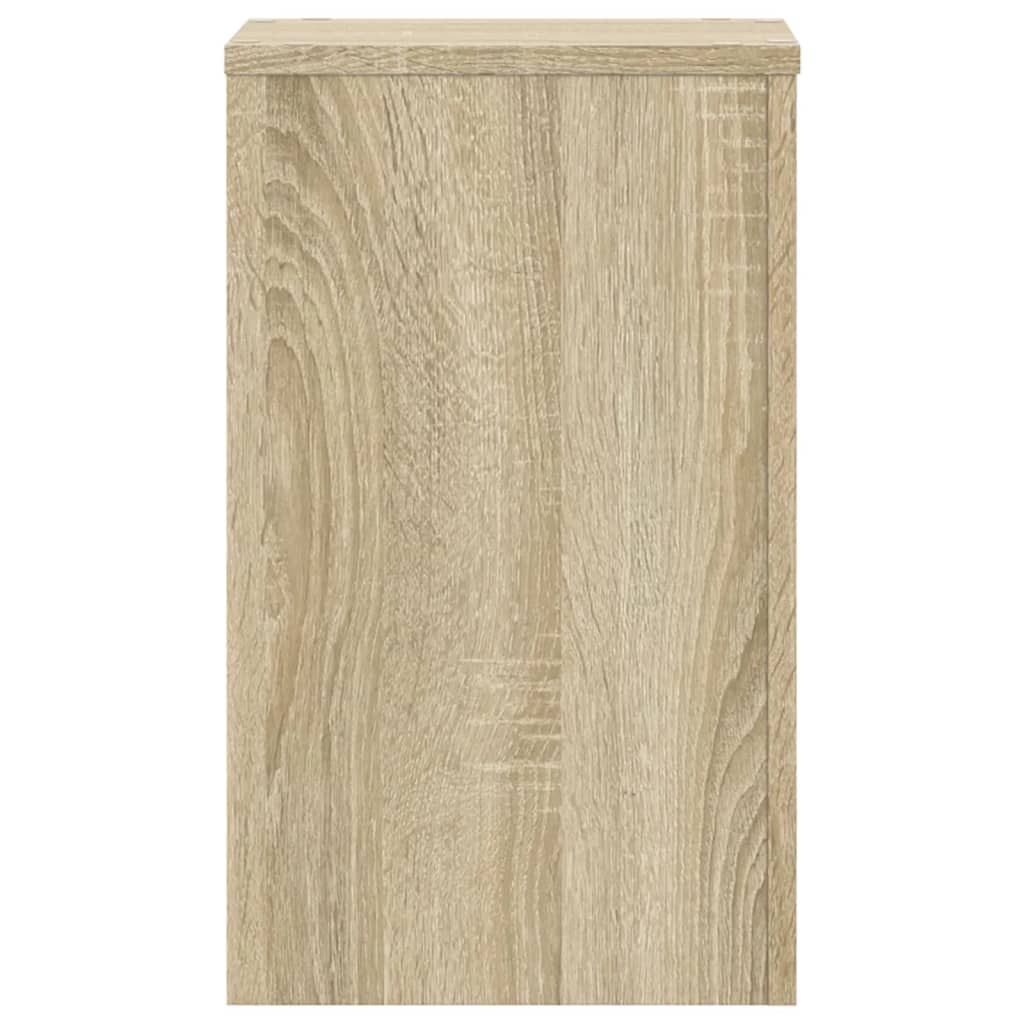 plantestativer 2 stk. 30x30x50 cm konstrueret træ sonoma-eg