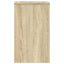 plantestativer 2 stk. 30x30x50 cm konstrueret træ sonoma-eg