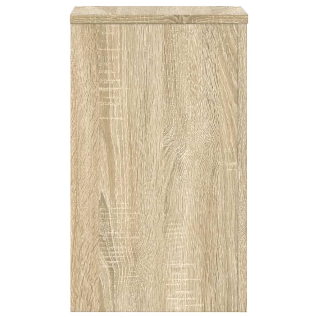 plantestativer 2 stk. 30x30x50 cm konstrueret træ sonoma-eg
