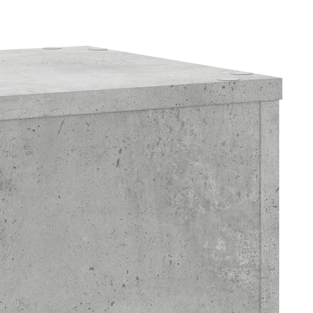 Planteholder 2 stk. Betongrå 30 x 30 x 50 cm Konstrueret træ