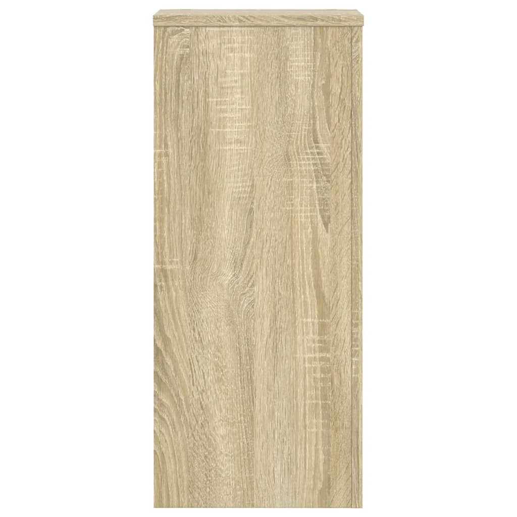 plantestativer 2 stk. 30x30x70 cm konstrueret træ sonoma-eg