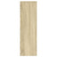 plantestativer 2 stk. 25x25x80 cm konstrueret træ sonoma-eg