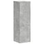 Planteholder 2 stk. Betongrå 25 x 25 x 80 cm Konstrueret træ