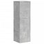 Planteholder 2 stk. Betongrå 25 x 25 x 80 cm Konstrueret træ