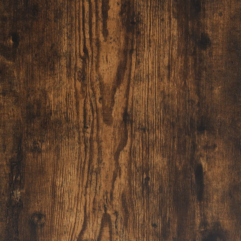 plantestativer 2 stk. 25x25x80 cm konstrueret træ røget eg