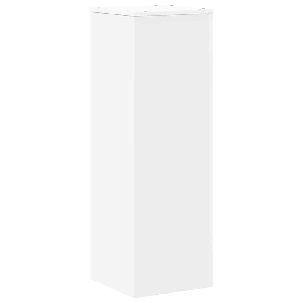 plantestativ 33x33x100 cm konstrueret træ hvid