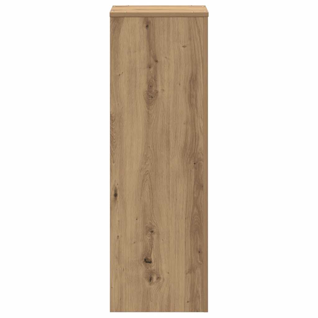 plantestativ 33x33x100 cm konstrueret træ gammelt egetræslook
