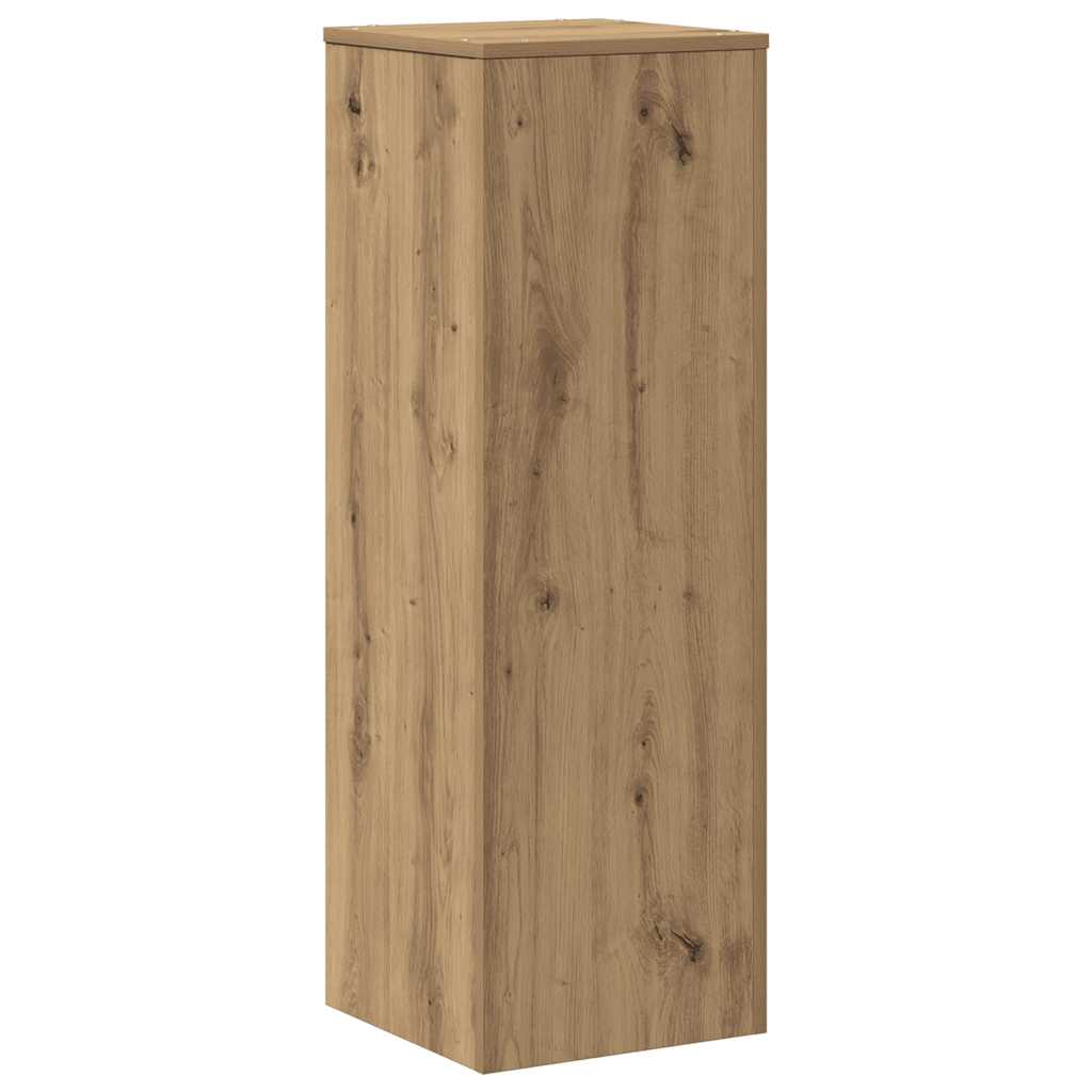 plantestativ 33x33x100 cm konstrueret træ gammelt egetræslook