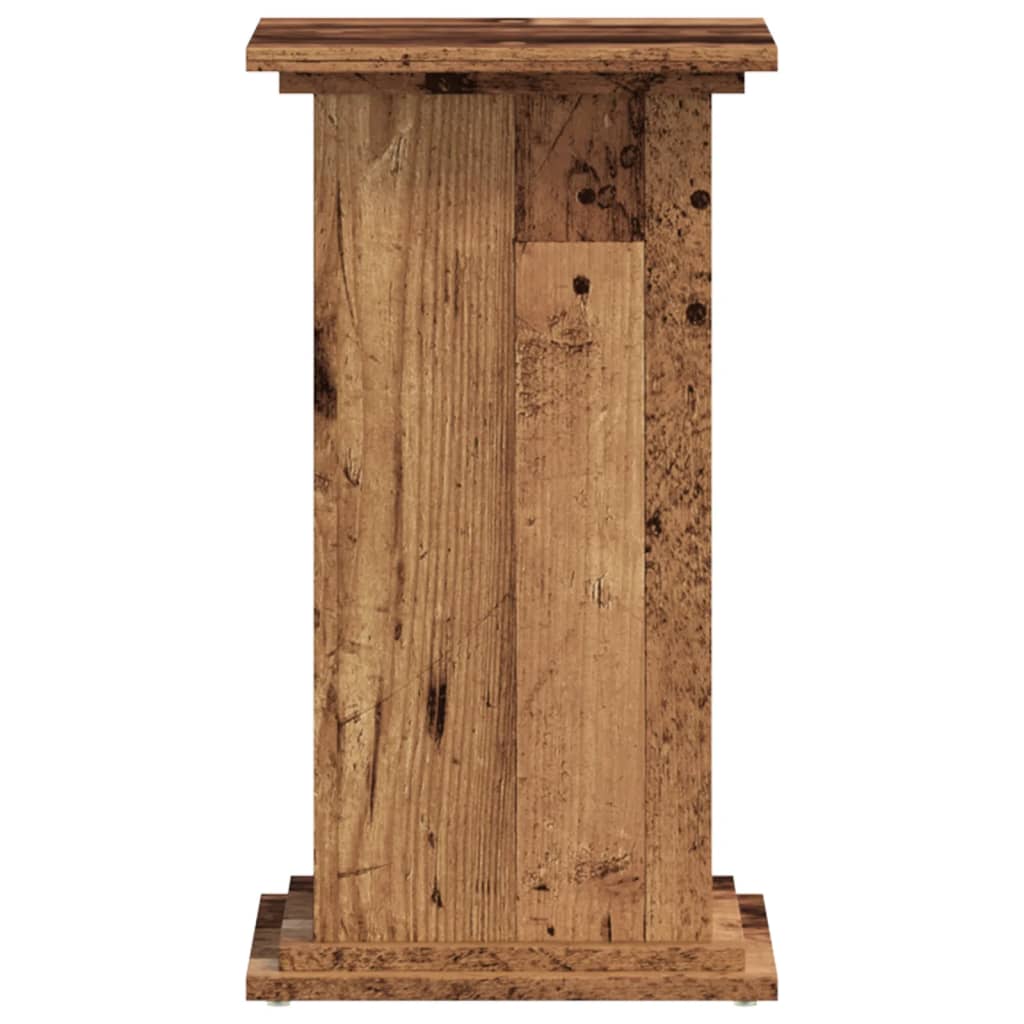 Planteholder Gammelt træ 33 x 33 x 60 cm Konstrueret træ
