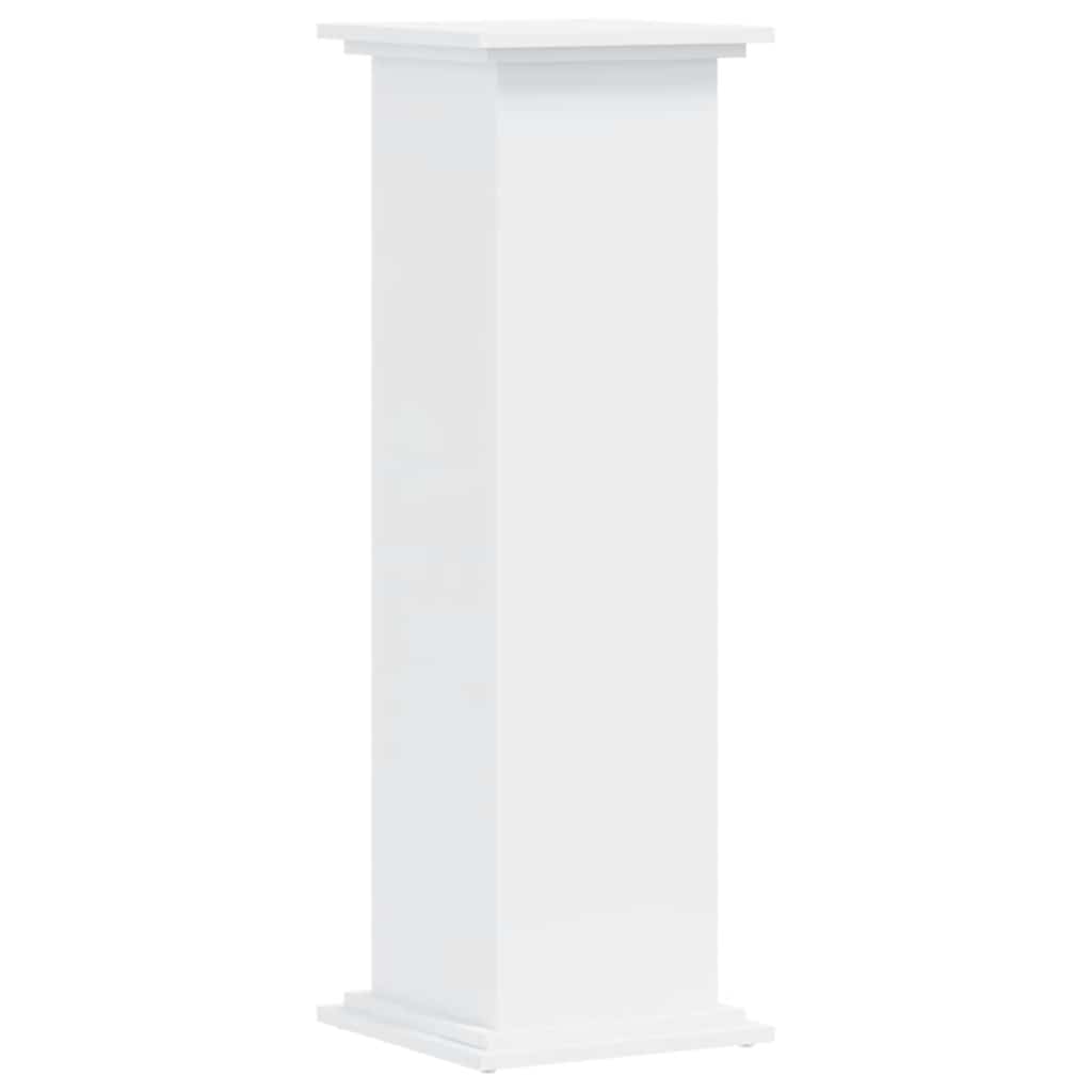 plantestativ 33x33x100 cm konstrueret træ hvid