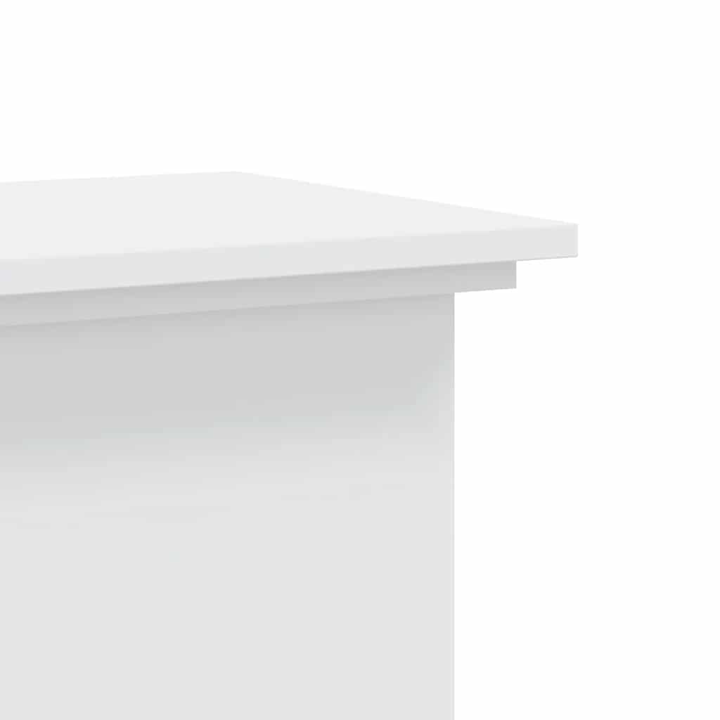 plantestativ 33x33x100 cm konstrueret træ hvid