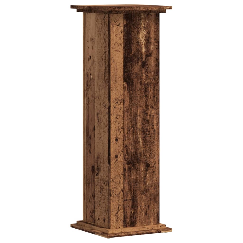 Planteholder Gammelt træ 33 x 33 x 100 cm Konstrueret træ
