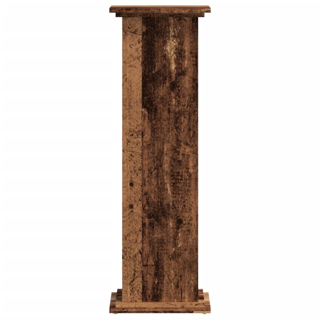 Planteholder Gammelt træ 33 x 33 x 100 cm Konstrueret træ