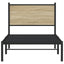 sengeramme uden madras 75x190 cm metal sonoma-eg