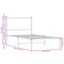 sengeramme uden madras 75x190 cm metal sonoma-eg