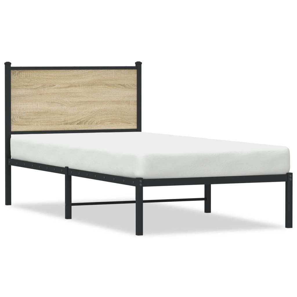 sengeramme uden madras 80x200 cm metal sonoma-eg