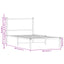 sengeramme uden madras 100x200 cm metal sonoma-eg