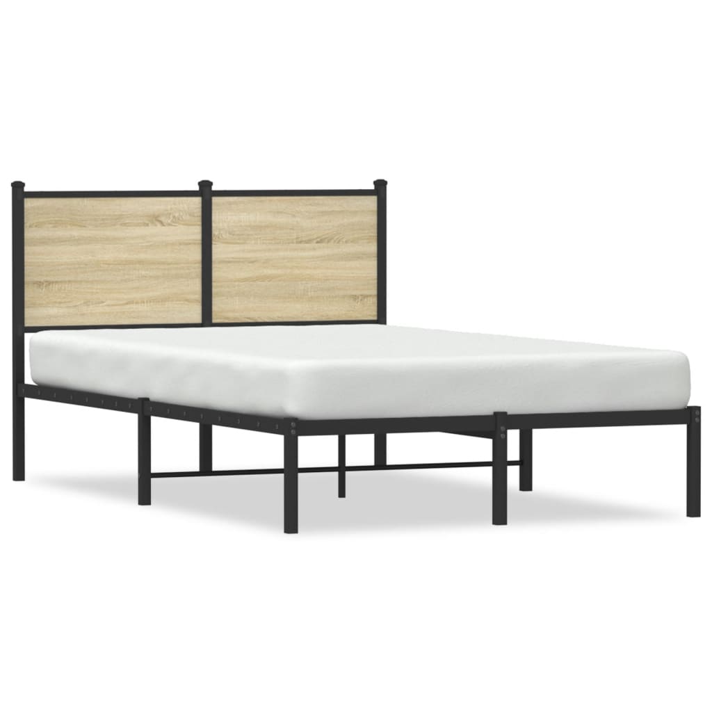 sengeramme uden madras 120x200 cm metal sonoma-eg
