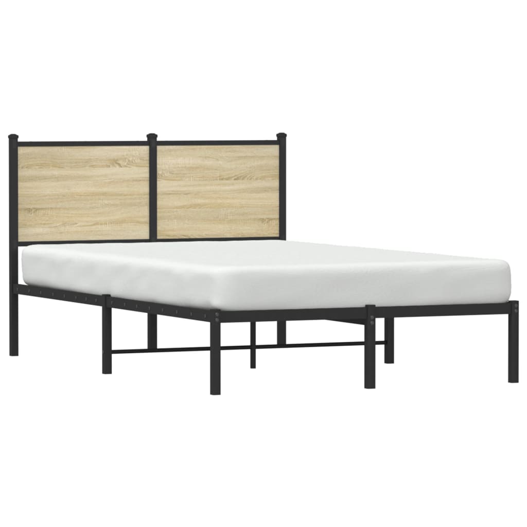 sengeramme uden madras 120x200 cm metal sonoma-eg