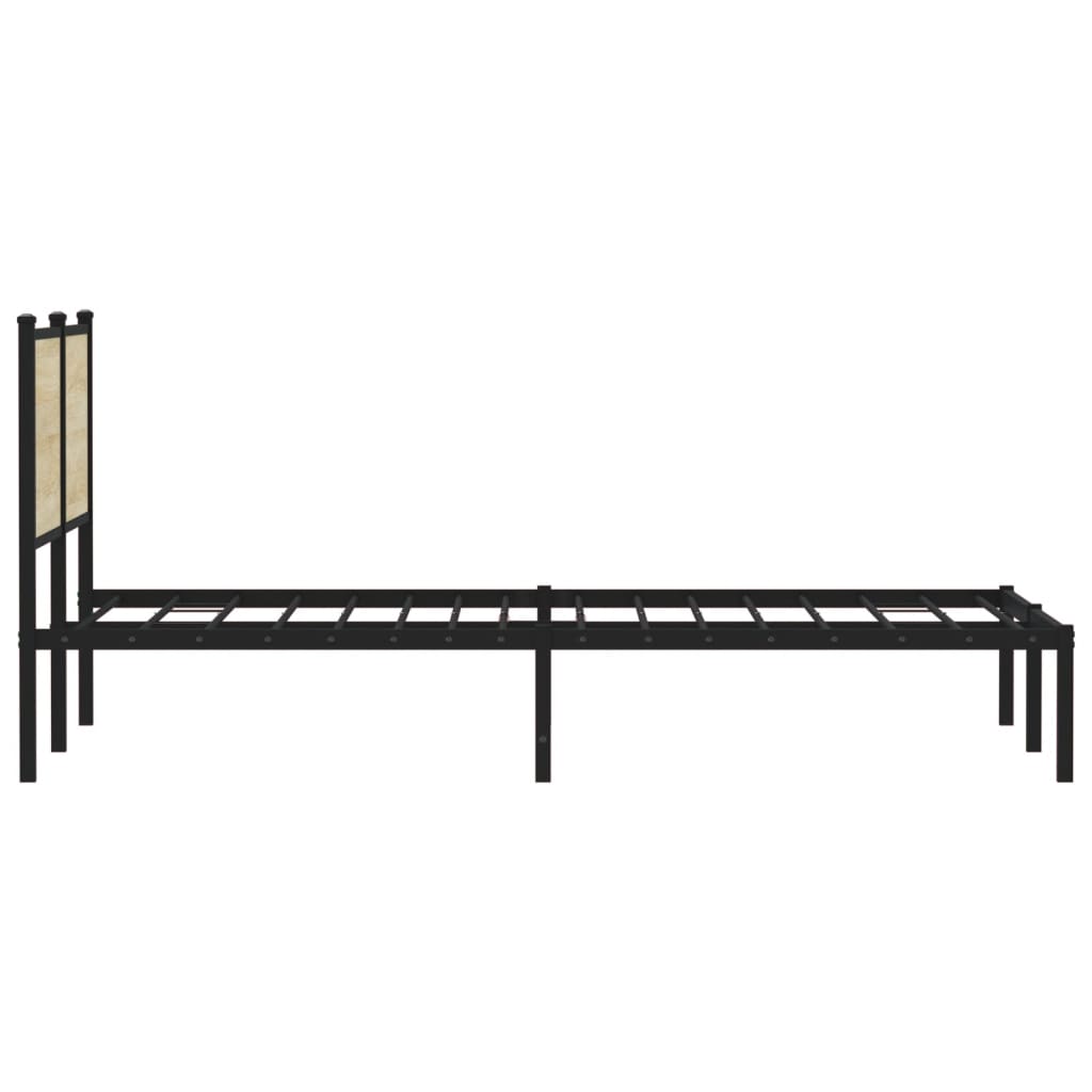 sengeramme uden madras 137x190 cm sonoma-eg