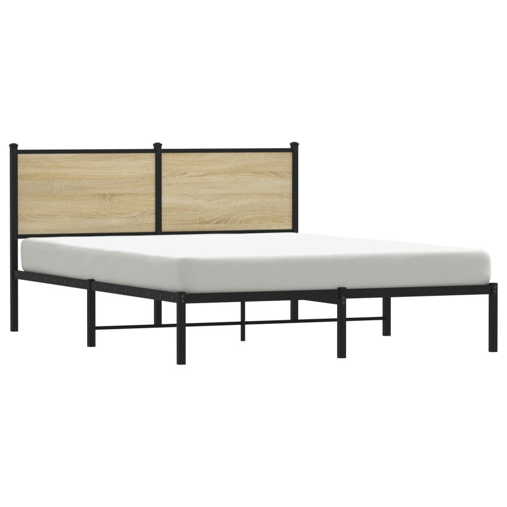 sengeramme uden madras 140x190 cm metal sonoma-eg