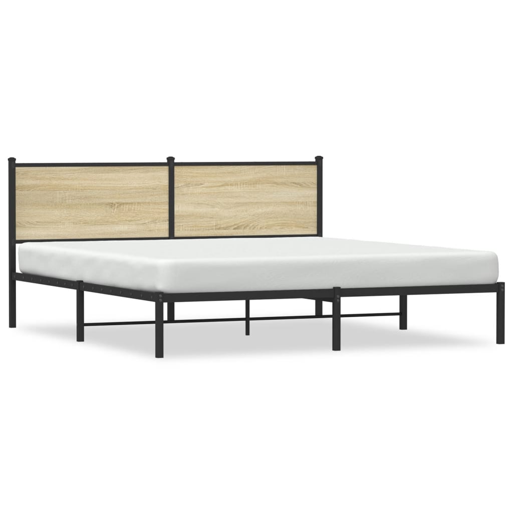 sengeramme uden madras 183x213 cm metal sonoma-eg