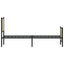 sengeramme uden madras 80x200 cm metal sonoma-eg