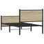 sengeramme uden madras 80x200 cm metal sonoma-eg