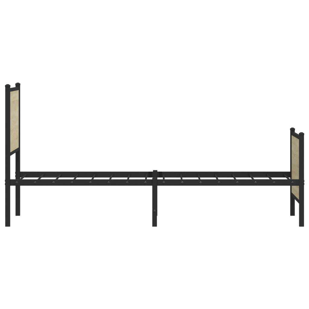 sengeramme uden madras 90x190 cm metal sonoma-eg
