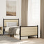 sengeramme uden madras 90x190 cm metal sonoma-eg