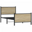 sengeramme uden madras 90x200 cm metal sonoma-eg