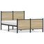 sengeramme uden madras 120x190 cm metal sonoma-eg