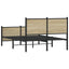 sengeramme uden madras 120x190 cm metal sonoma-eg