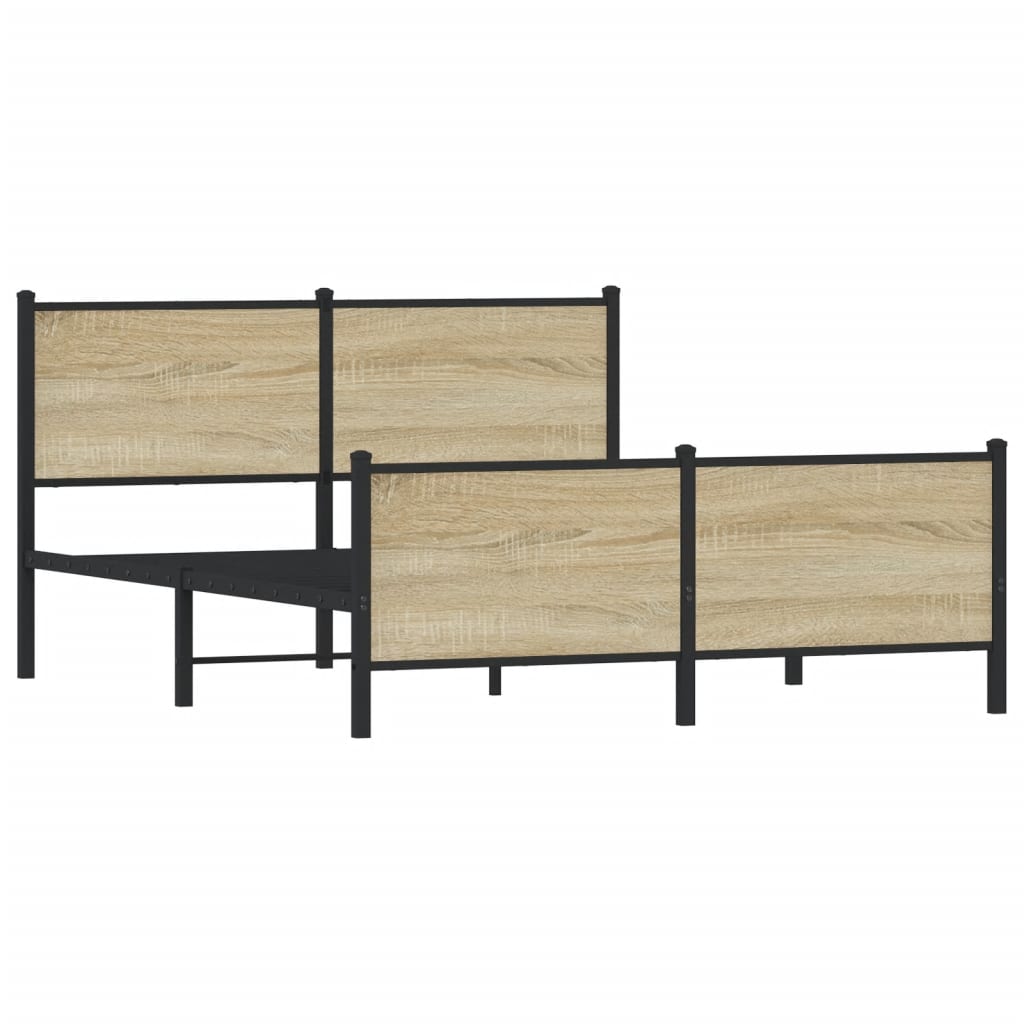 sengeramme uden madras 137x190 cm sonoma-eg