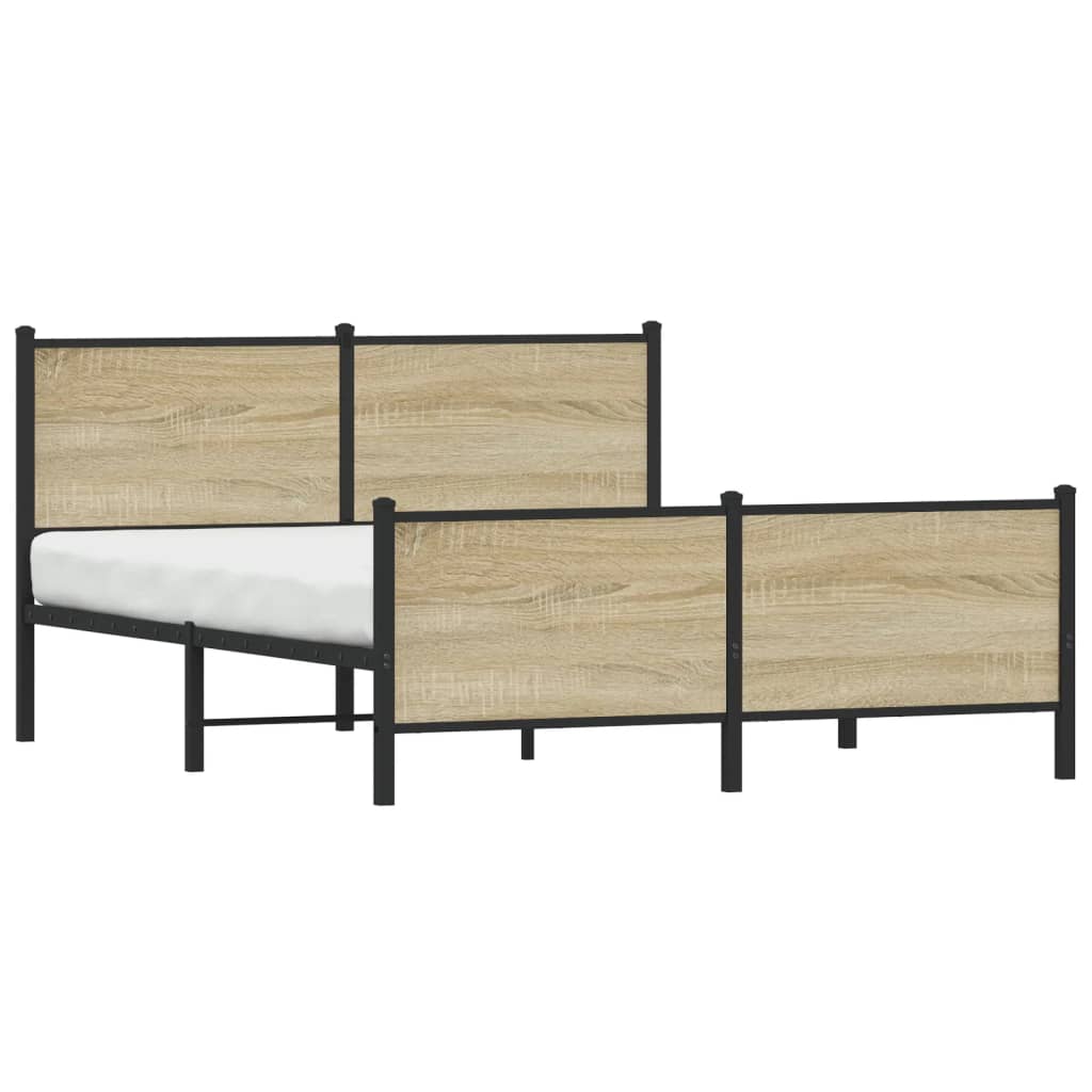 sengeramme uden madras 137x190 cm sonoma-eg