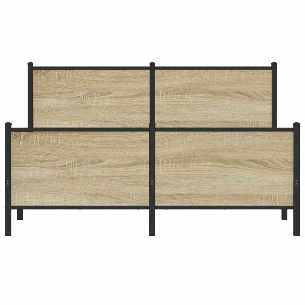 sengeramme uden madras 137x190 cm sonoma-eg