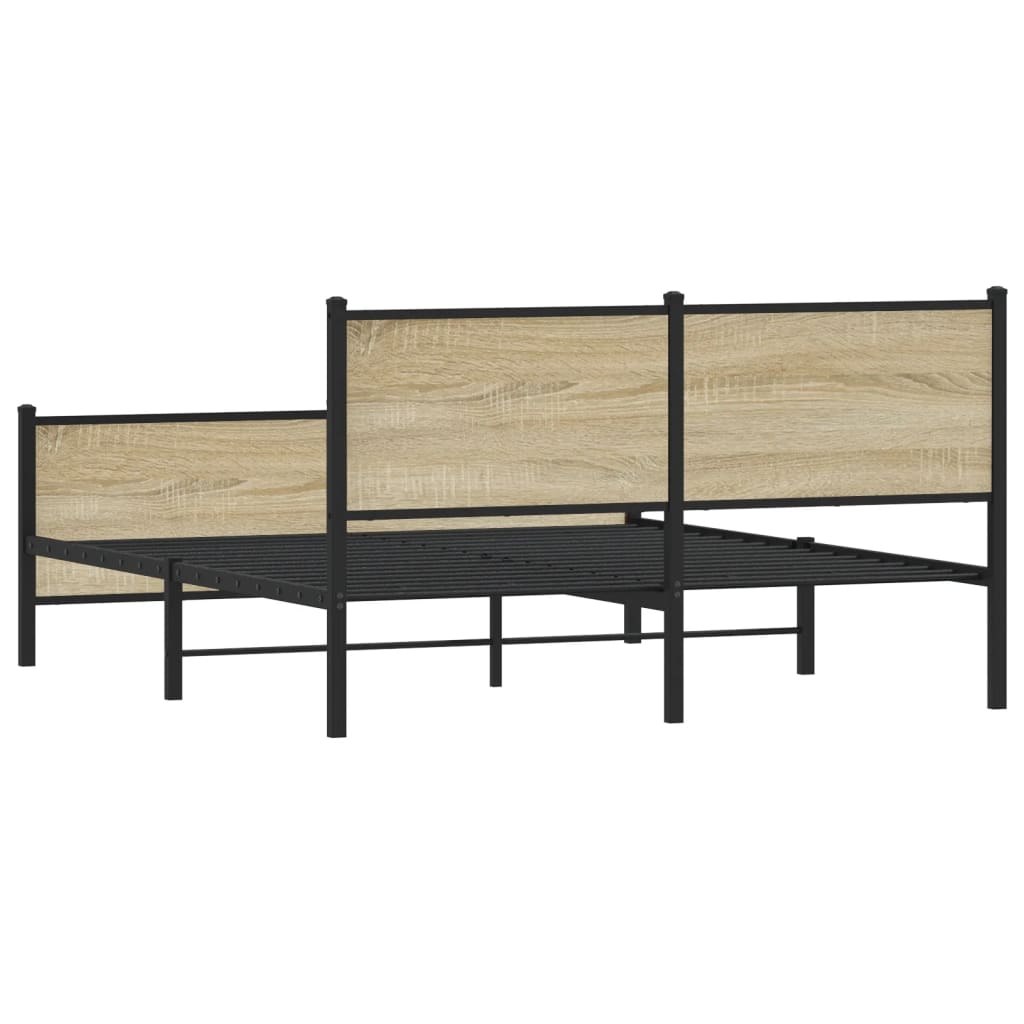 sengeramme uden madras 137x190 cm sonoma-eg