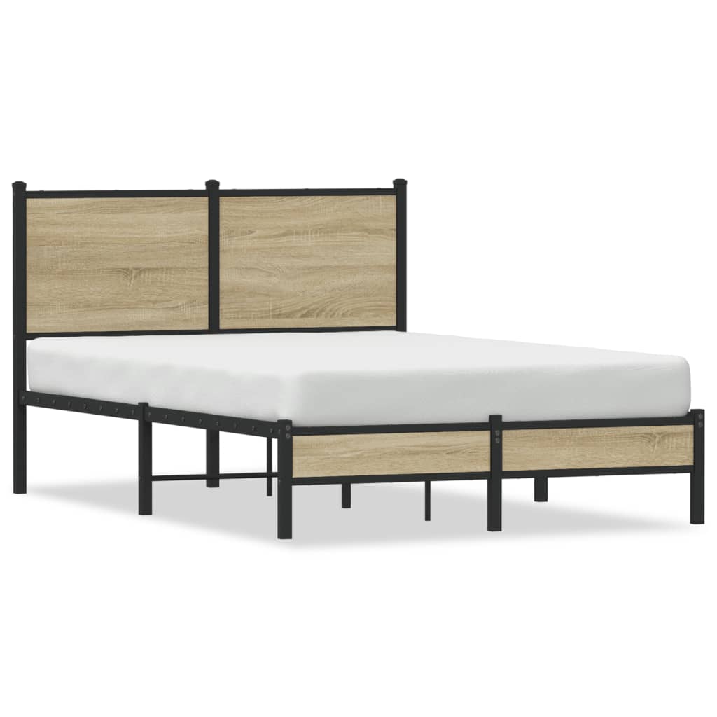 sengeramme uden madras 120x190 cm metal sonoma-eg