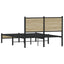 sengeramme uden madras 120x190 cm metal sonoma-eg