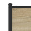 sengeramme uden madras 120x190 cm metal sonoma-eg
