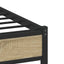sengeramme uden madras 120x200 cm metal sonoma-eg