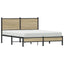 sengeramme uden madras 150x200 cm metal sonoma-eg