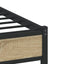 sengeramme uden madras 90x190 cm metal sonoma-eg