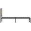 sengeramme uden madras 90x200 cm metal sonoma-eg