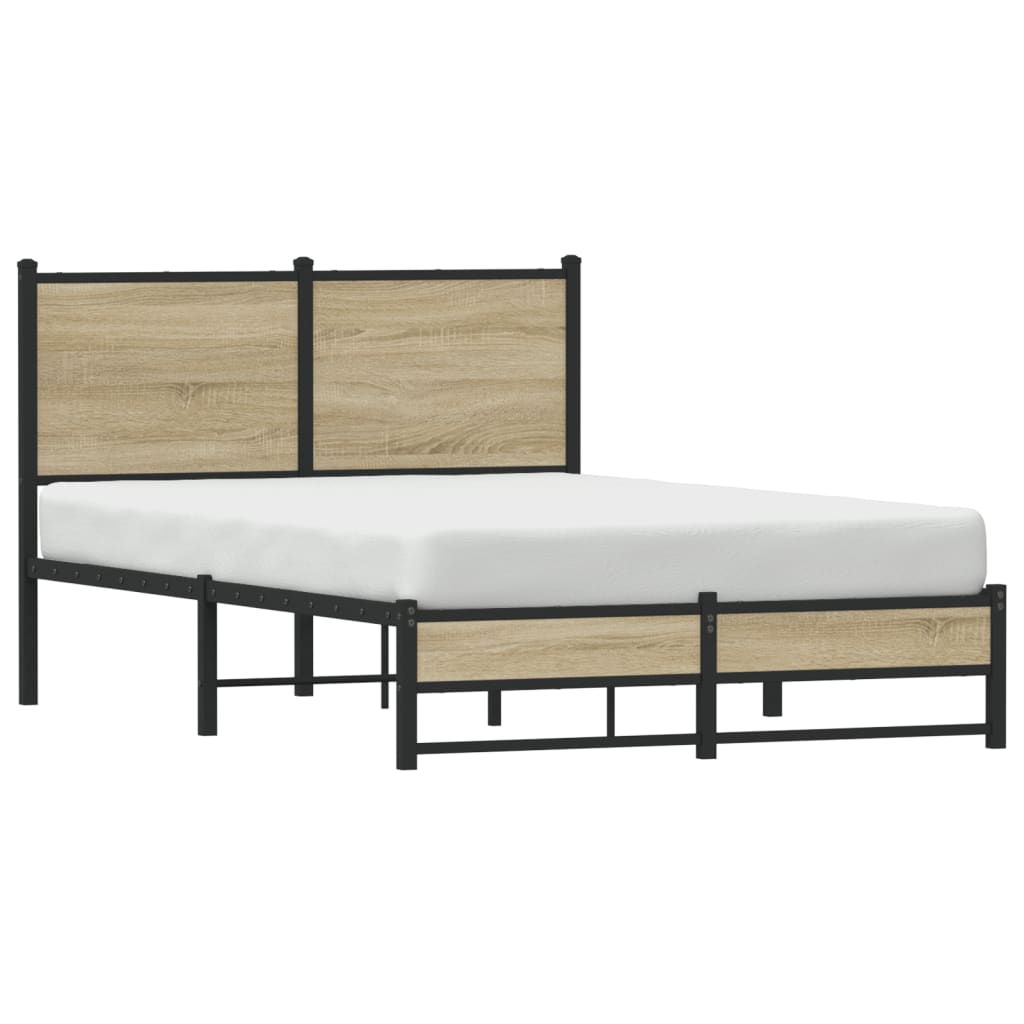 sengeramme uden madras 120x190 cm metal sonoma-eg