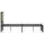 sengeramme uden madras 120x200 cm metal sonoma-eg