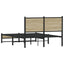 sengeramme uden madras 120x200 cm metal sonoma-eg